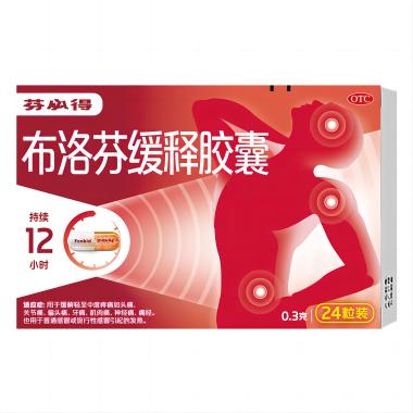 芬必得 布洛芬緩釋膠囊